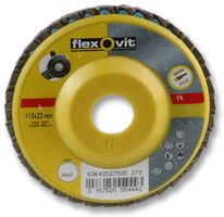 FLEXOVIT - 63642527525 - FLAP DISC 115MM COARSE