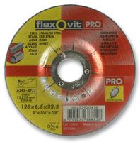 FLEXOVIT - 66252920418 - GRINDING DISC 125MM DIA PK10