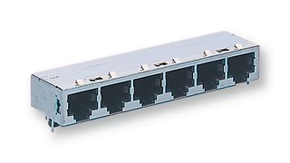 FCI - 94910-004MLF - 插座，RJ45 SHLD 4口