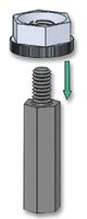 RICHCO - KNF 50 - 螺母 KWIK KNF 50