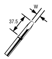 COOPER TOOLS / WELLER - 0054220799 - 烙铁头 CT 螺丝刀头 3.2MM