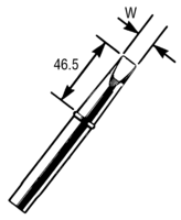 COOPER TOOLS / WELLER - CT2E7 - 烙铁头 CT 螺丝刀头 6.4MM