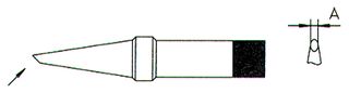 COOPER TOOLS / WELLER - PT-AA7 - 烙铁头 PT 斜圆头 1.6MM