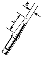 COOPER TOOLS / WELLER - PT-CC7 - 烙铁头 PT 斜圆头 3.2MM