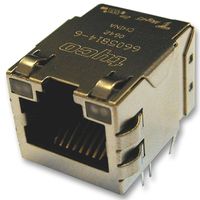 TYCO ELECTRONICS - 6605759-1 - 模制插座 RJ45 10/100 BASE T