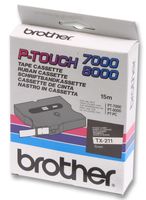 BROTHER - TZ-222 - 打印带 红字/白底 9MM