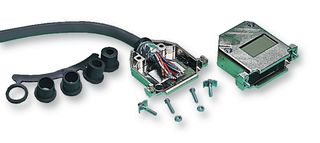 MH CONNECTORS - C88300000 - BACKSHELL D TOP ENTRY 9WAY