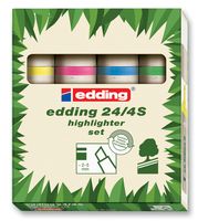 EDDING - 24/4S - 荧光笔套件 4色