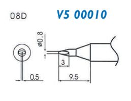 CIF - V500010 - 烙铁头 939M-T-0.8-LF